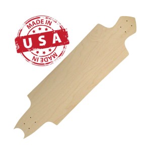 Blank Drop Through Longboard Deck